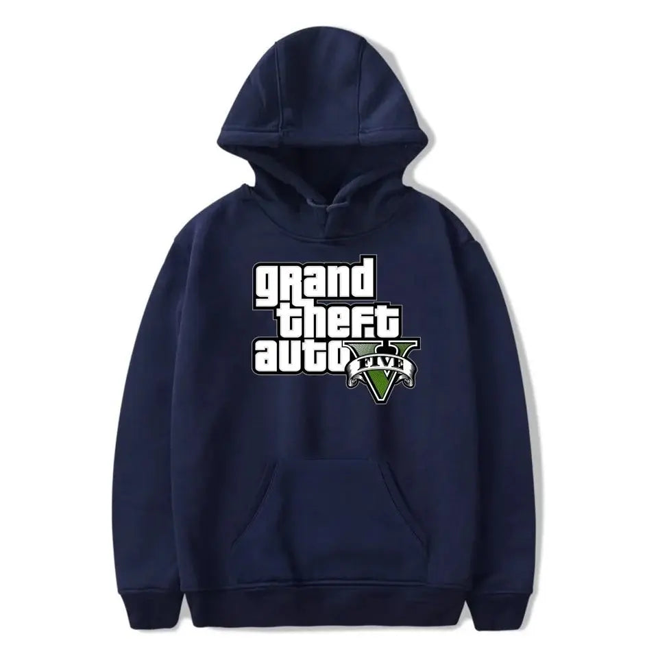 New GTA 5 Grand Theft Auto Men's Hoodie Men's and Women's Fashion Simple Long sleeved Pullover Street Trend Large Y2k Sweatshirt