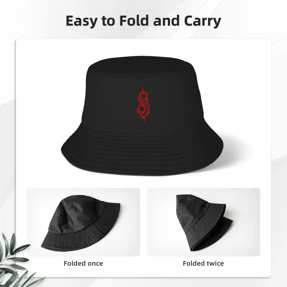 Slipknot Band Heavy Metal Rock Metalcore Nu Metal Fisherman Caps Bucket Hat Sun Beach Visor Caps