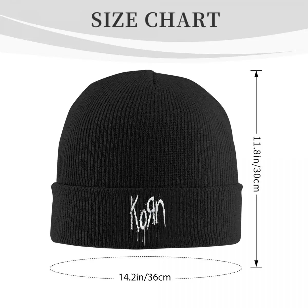 Korn Band Hat Nu Metal Metalcore Heavy Metal Rock Autumn Winter Beanies Street Cap Unisex Acrylic Bonnet