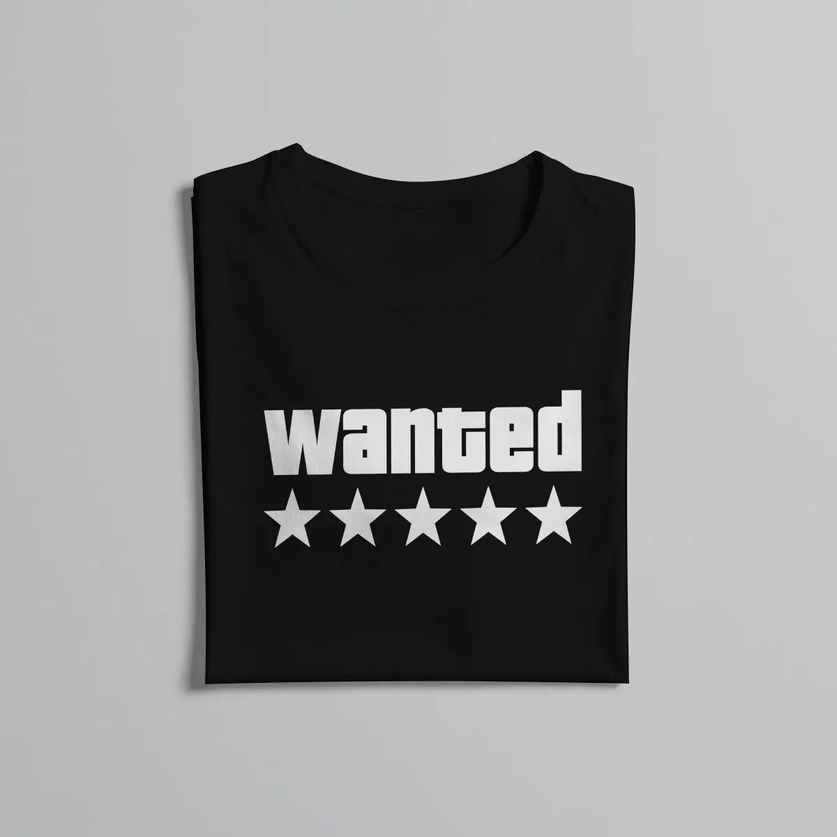 Grand Theft Auto Game WANTED Tshirt Men's Clothing Polyester T Shirt For Men