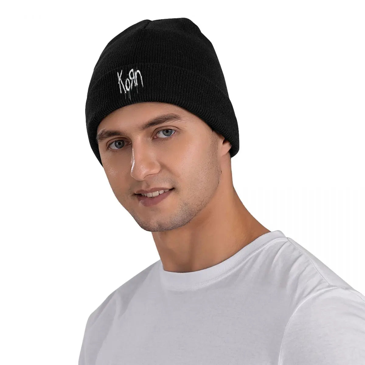 Korn Band Hat Nu Metal Metalcore Heavy Metal Rock Autumn Winter Beanies Street Cap Unisex Acrylic Bonnet