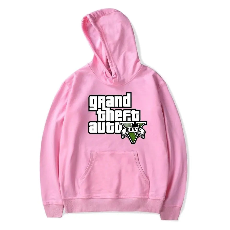 New GTA 5 Grand Theft Auto Men's Hoodie Men's and Women's Fashion Simple Long sleeved Pullover Street Trend Large Y2k Sweatshirt